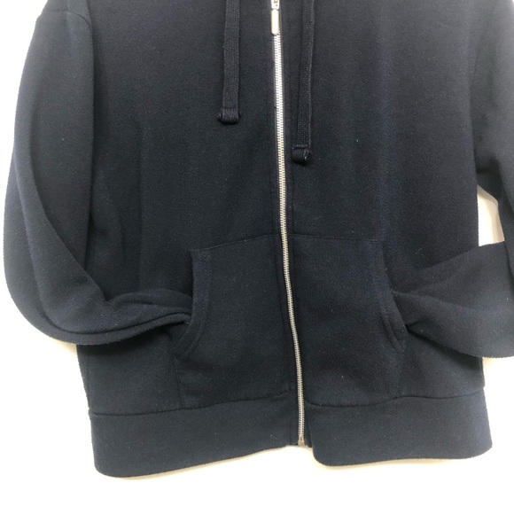 Ardene navy blue zip up hoodie, size small - Picture 2 of 7